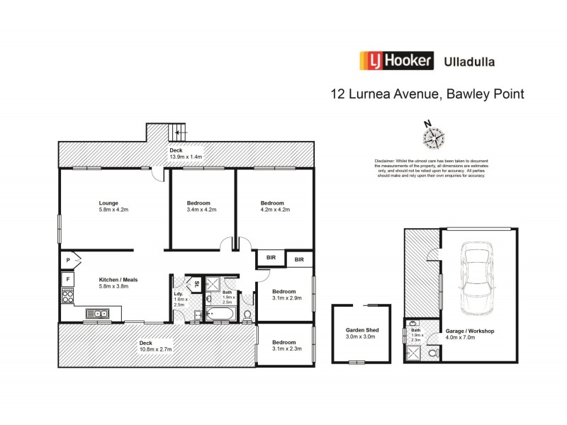 12 Lurnea Avenue, Bawley Point NSW 2539 Floorplan