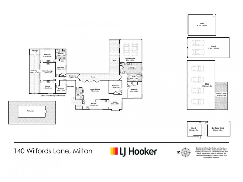 140 Wilfords Lane, Milton NSW 2538 Floorplan