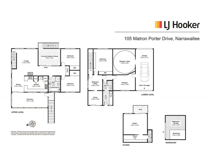 105 Matron Porter Drive, Narrawallee NSW 2539 Floorplan
