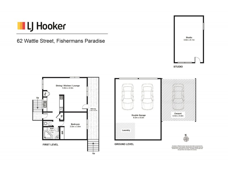 62 Wattle Street, Fishermans Paradise NSW 2539 Floorplan
