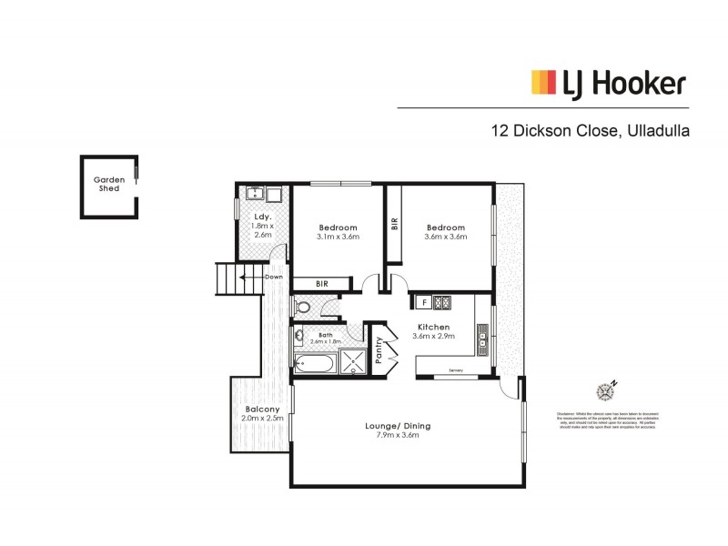 12 Dickson Close, Ulladulla NSW 2539 Floorplan