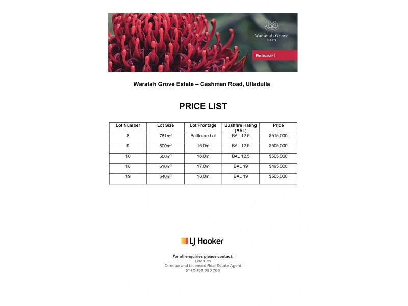 Lot 2, 5 Cashman Road, Ulladulla NSW 2539