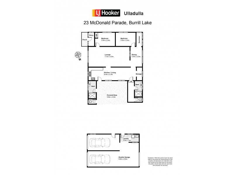 23 Mcdonald Parade, Burrill Lake NSW 2539 Floorplan