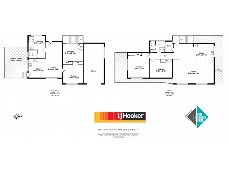 1 Bellbird Close, Mollymook NSW 2539 Floorplan