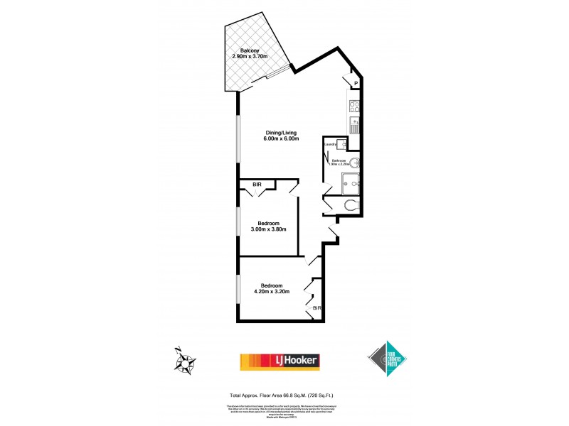 3/1 Golf Avenue, Mollymook NSW 2539 Floorplan