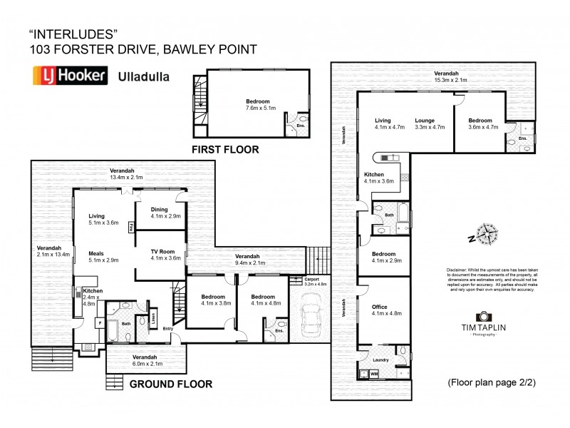 103 Forster Drive, Bawley Point NSW 2539 Floorplan