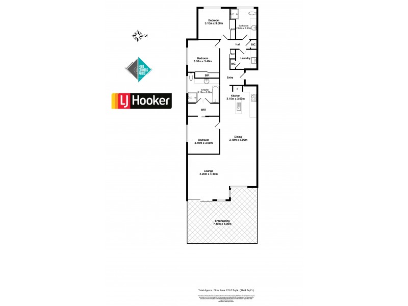 3/5 – 7 Golf Avenue, Mollymook NSW 2539 Floorplan