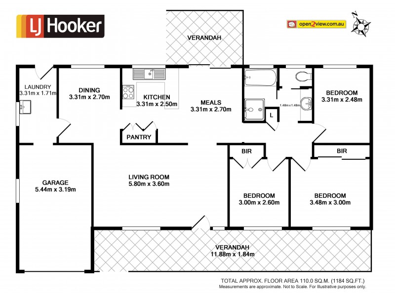 2 Bushland Avenue, Mollymook NSW 2539 Floorplan