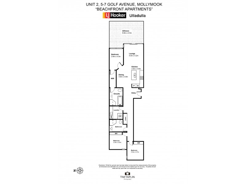 2/5-7 Golf Avenue, Mollymook NSW 2539 Floorplan
