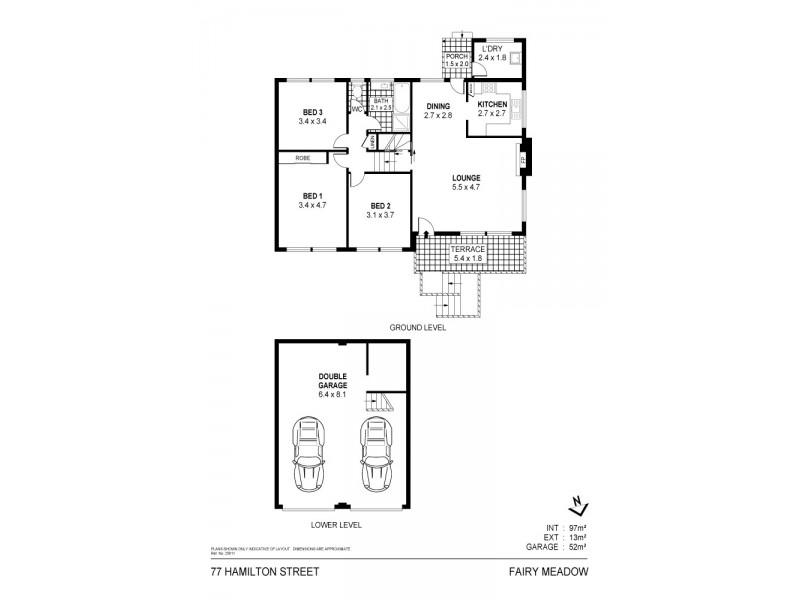 77 Hamilton Street, Fairy Meadow NSW 2519 Floorplan