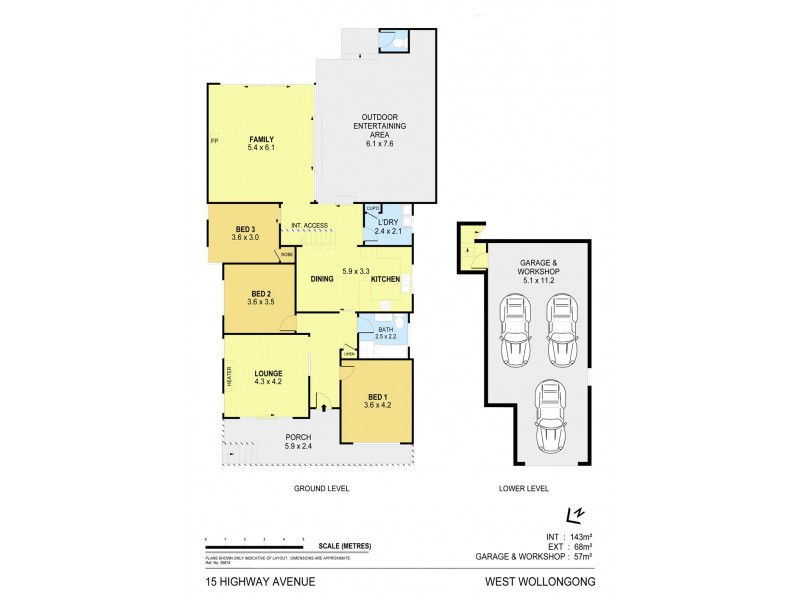 15 Highway Avenue, West Wollongong NSW 2500 Floorplan