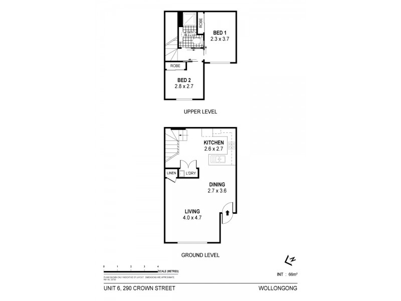 6/290 Crown Street, Wollongong NSW 2500 Floorplan