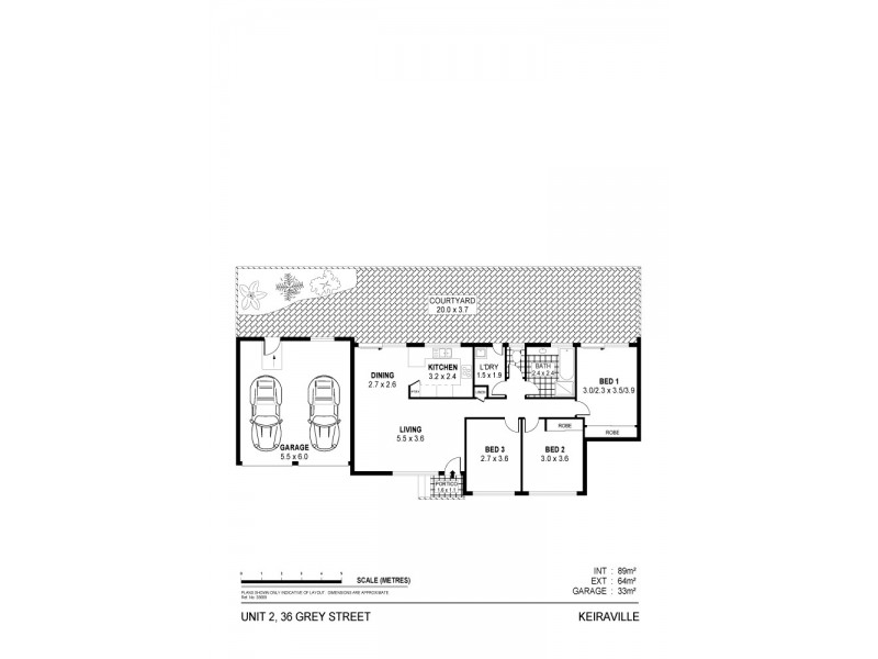 2/36 Grey Street, Keiraville NSW 2500 Floorplan