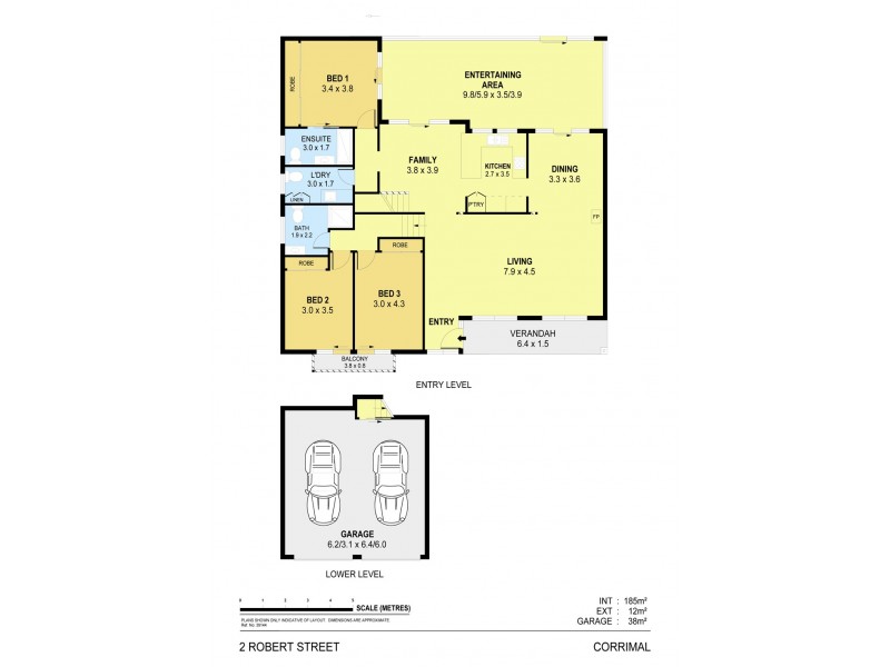2 Robert Street, Corrimal NSW 2518 Floorplan