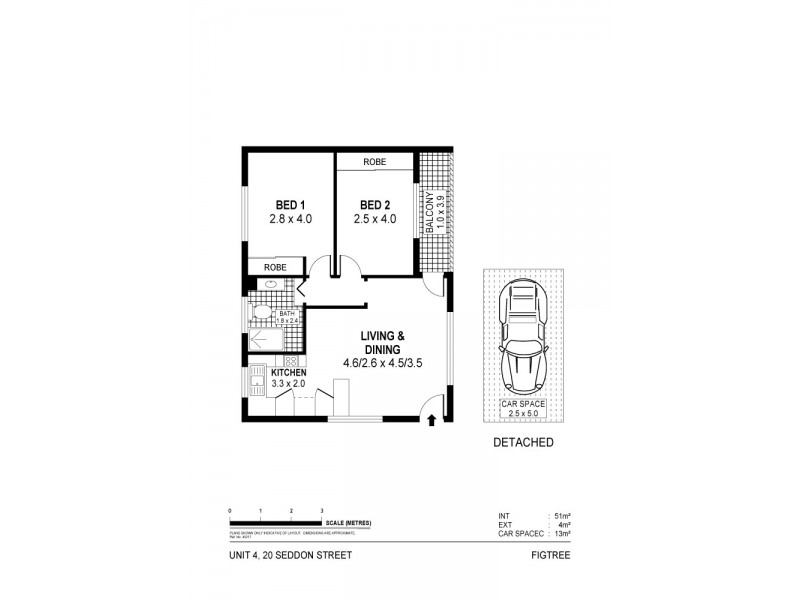 4/20 Seddon Street, Figtree NSW 2525 Floorplan