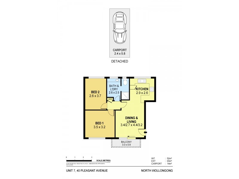 7/40 Pleasant Avenue, North Wollongong NSW 2500 Floorplan