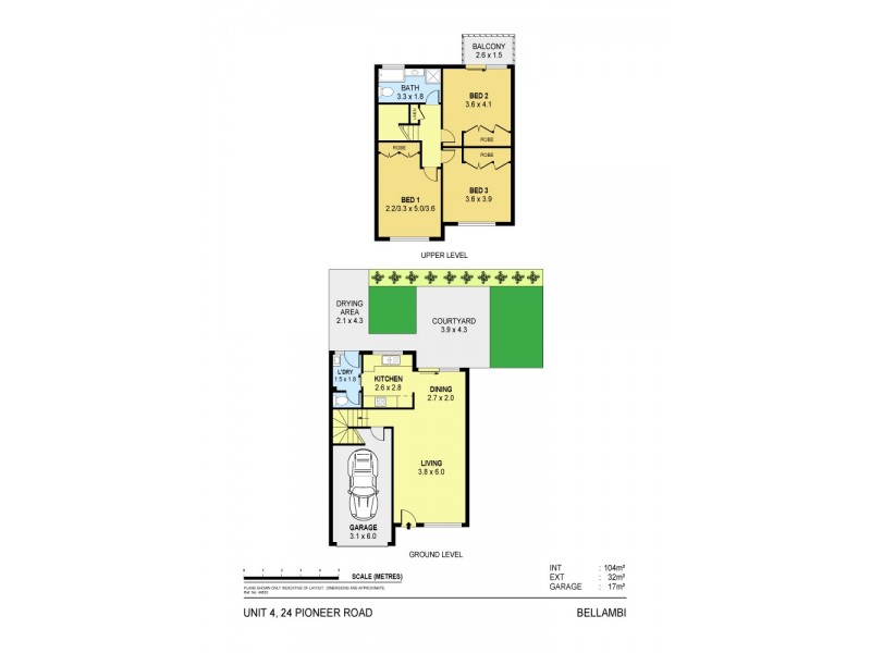 4/24 Pioneer Road, Bellambi NSW 2518 Floorplan
