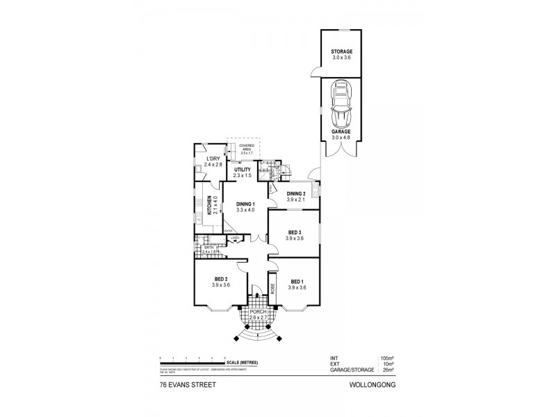 76 Evans Street, Wollongong NSW 2500 Floorplan