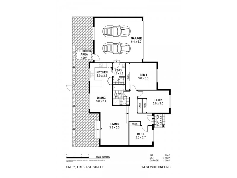 2/1 Reserve Street, West Wollongong NSW 2500 Floorplan