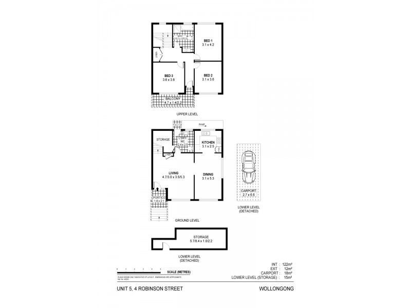 5/4 Robinson Street, Wollongong NSW 2500 Floorplan