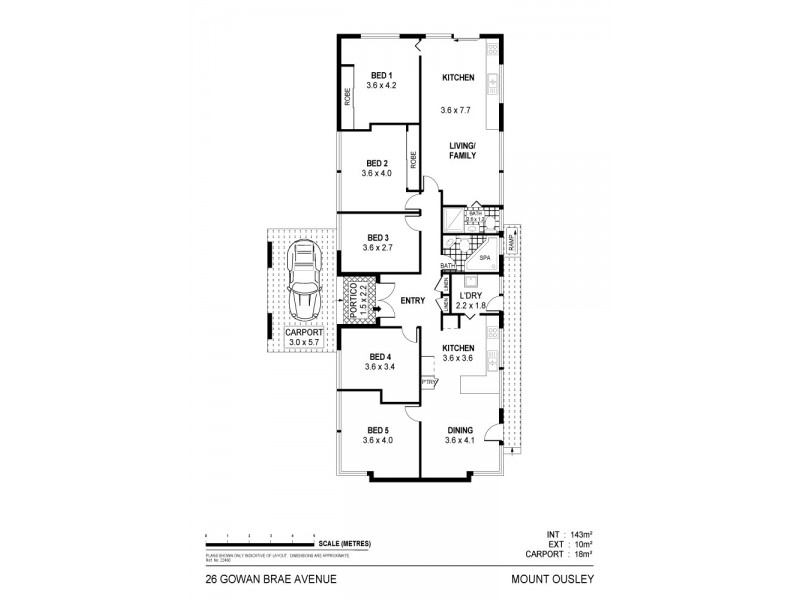 26 Gowan Brae Avenue, Mount Ousley NSW 2519 Floorplan