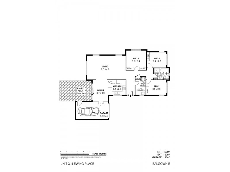 3/4 Ewing Place, Balgownie NSW 2519 Floorplan