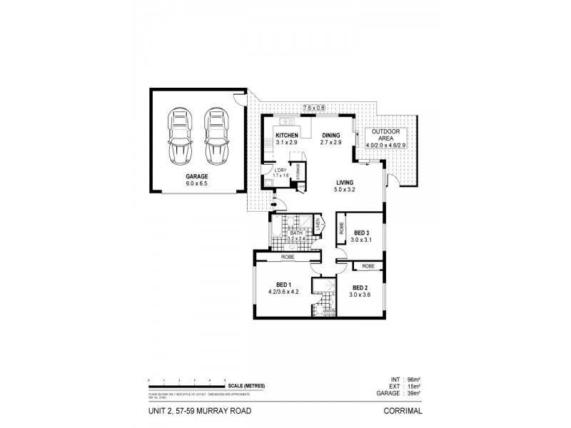 3/57-59 Murray Road, Corrimal NSW 2518 Floorplan