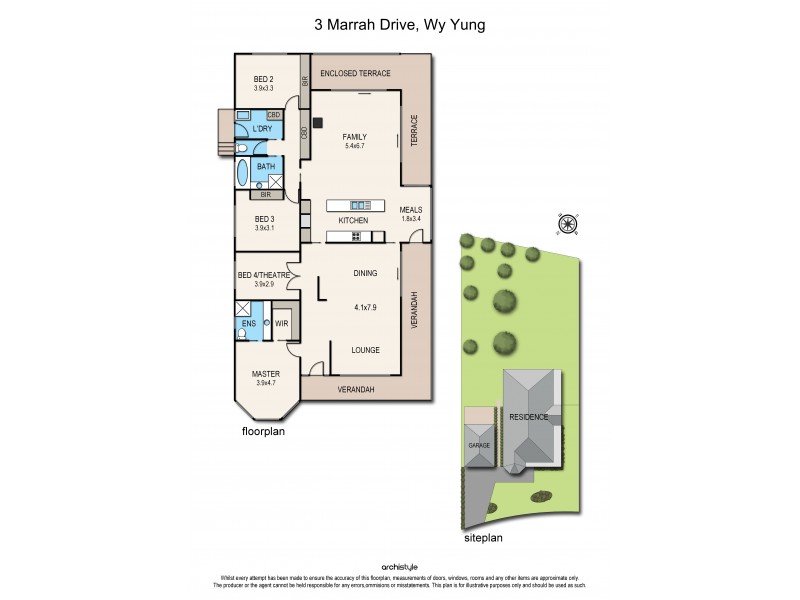 3 Marrah Drive, Wy Yung VIC 3875 Floorplan