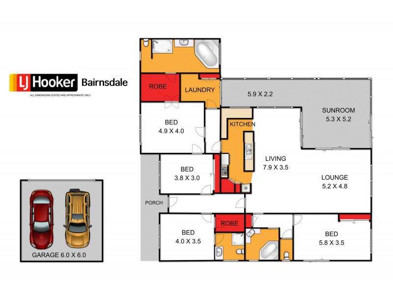 10C Nicole Court, Bairnsdale VIC 3875 Floorplan