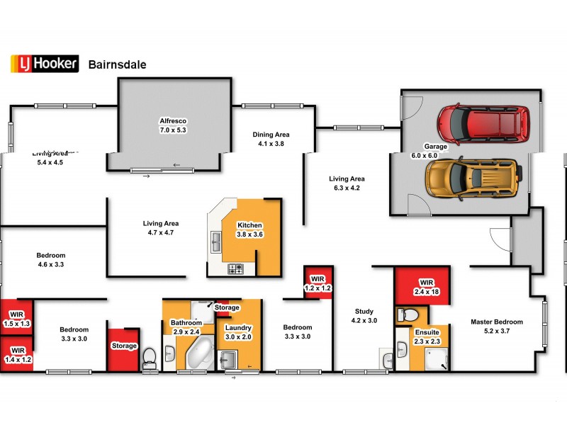 24 Deakin Avenue, Bairnsdale VIC 3875 Floorplan