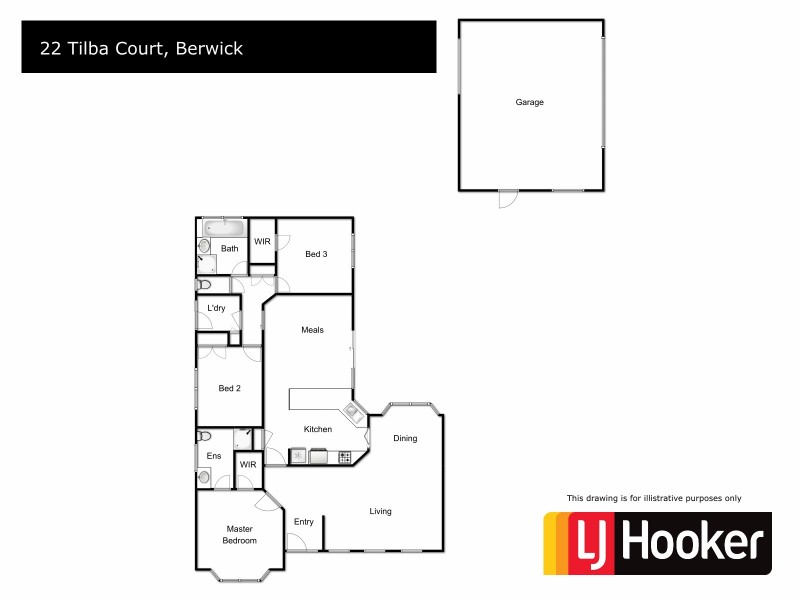 22 Tilba Court, Berwick VIC 3806 Floorplan