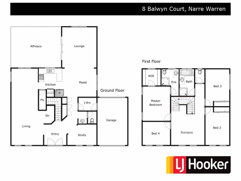8 Balwyn Court, Narre Warren VIC 3805 Floorplan