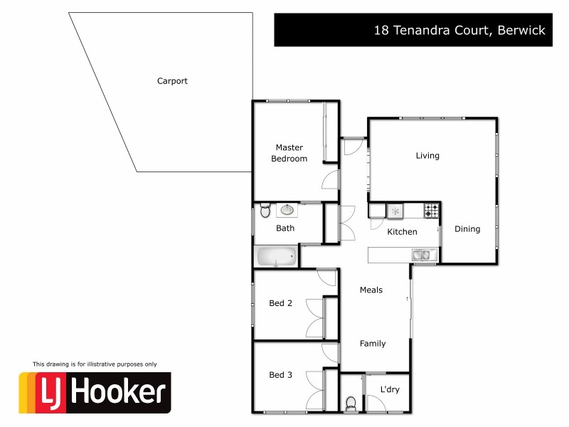 18 Tenandra Court, Berwick VIC 3806 Floorplan