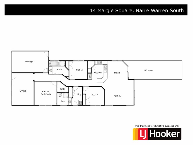 14 Margie Square, Narre Warren South VIC 3805 Floorplan