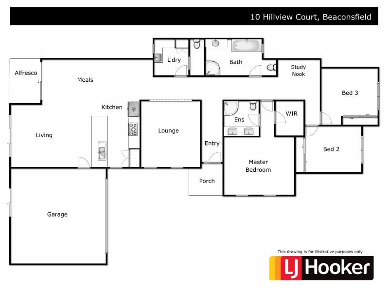 10 Hillview Court, Beaconsfield VIC 3807 Floorplan