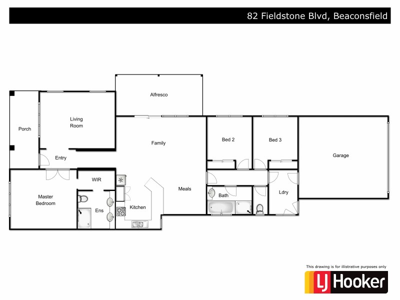 82 Fieldstone Boulevard, Beaconsfield VIC 3807 Floorplan