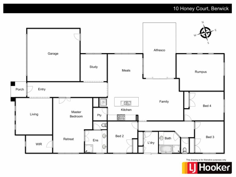 10 Honey Court, Berwick VIC 3806 Floorplan
