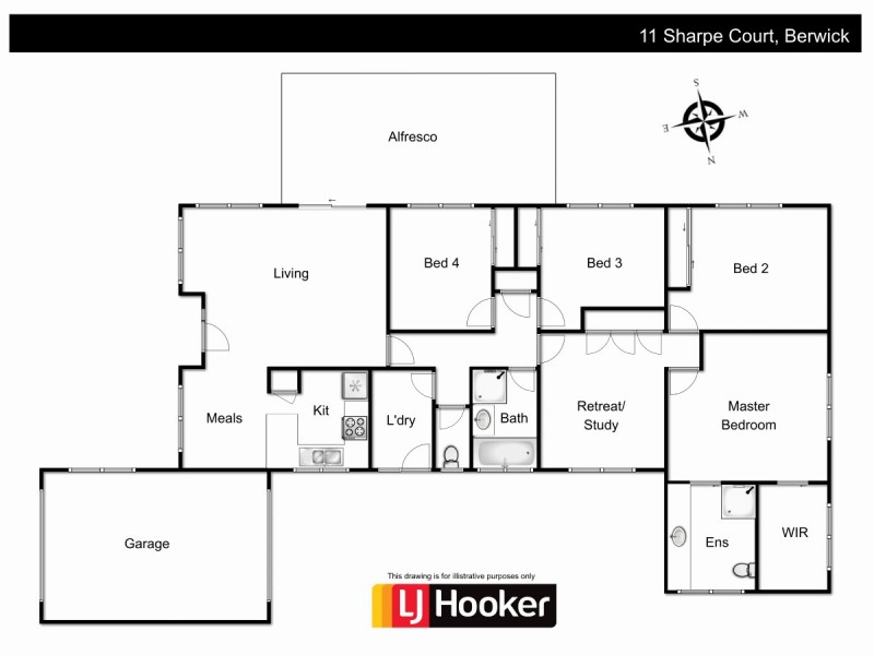 11 Sharpe Court, Berwick VIC 3806 Floorplan