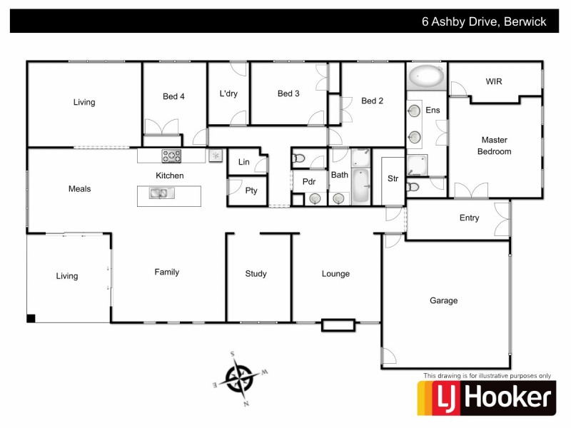 6 Ashby Drive, Berwick VIC 3806 Floorplan