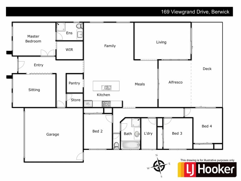 169 Viewgrand Drive, Berwick VIC 3806 Floorplan