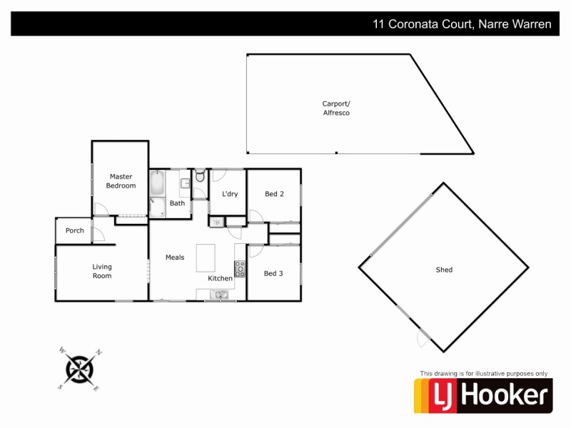 11 Coronata Court, Narre Warren VIC 3805 Floorplan