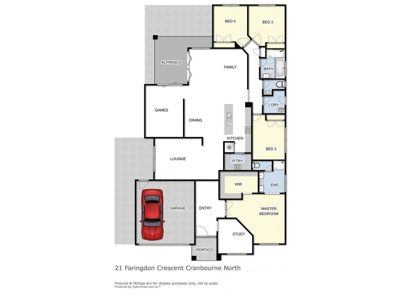 21 Faringdon Crescent, Cranbourne North VIC 3977 Floorplan