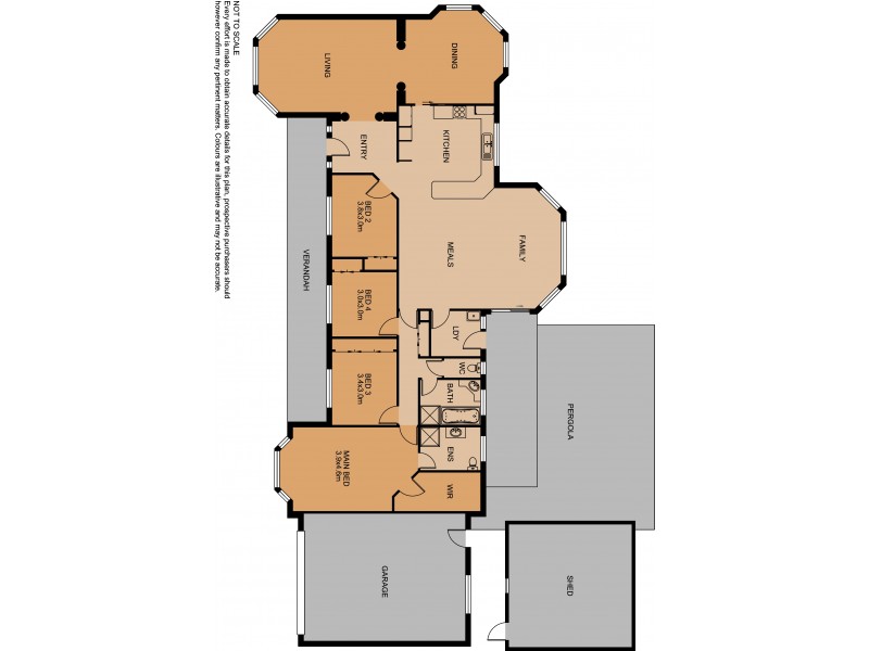 10 York Street, Moe VIC 3825 Floorplan