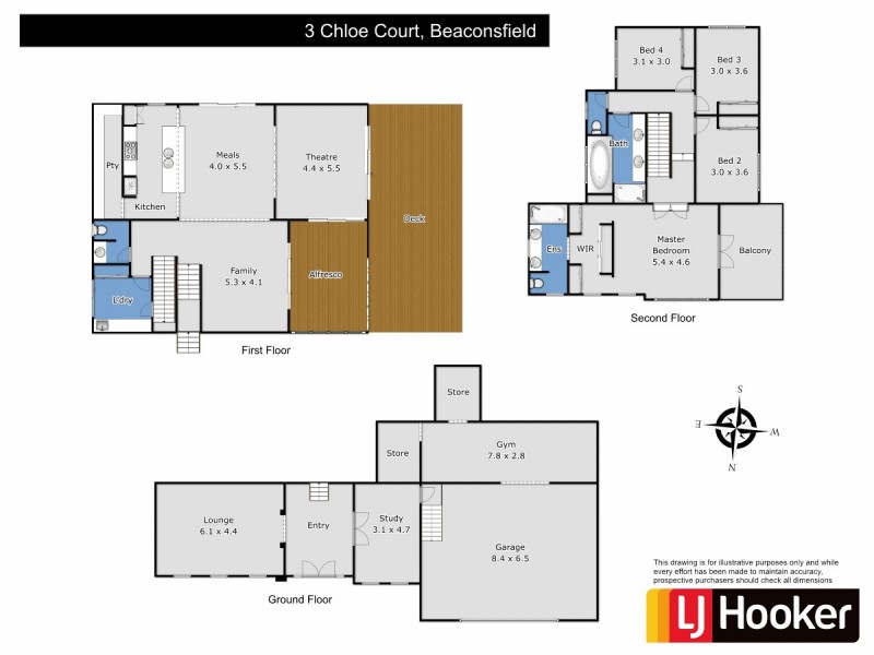3 Chloe Court, Beaconsfield VIC 3807 Floorplan