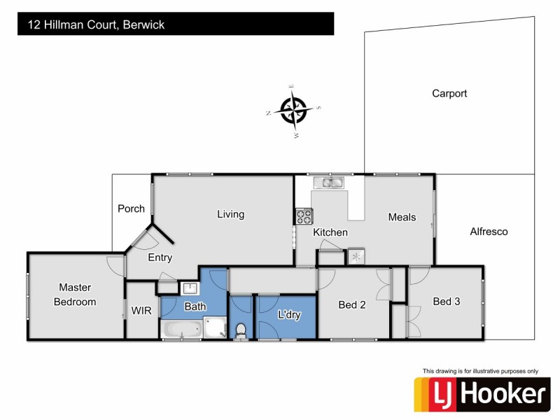 12 Hillman Court, Berwick VIC 3806 Floorplan