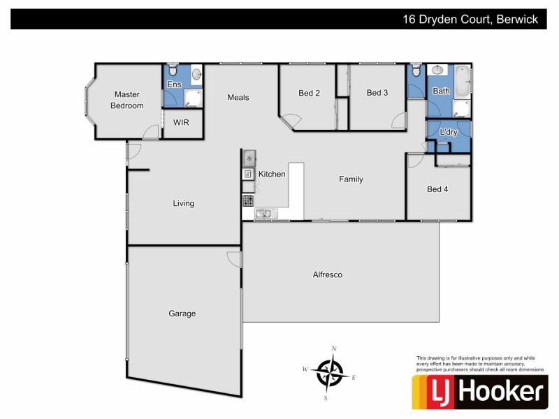 16 Dryden Court, Berwick VIC 3806 Floorplan