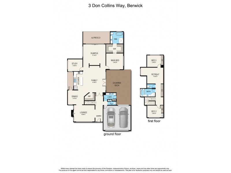 3 Don Collins Way, Berwick VIC 3806 Floorplan