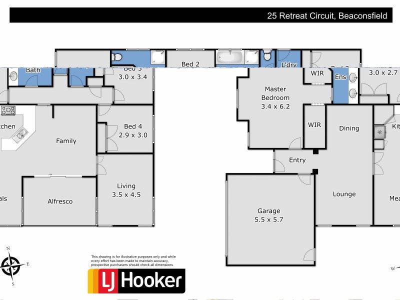 25 Retreat Circuit, Beaconsfield VIC 3807 Floorplan