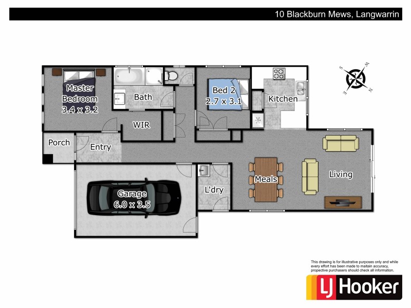 10 Blackburn Mews, Langwarrin VIC 3910 Floorplan