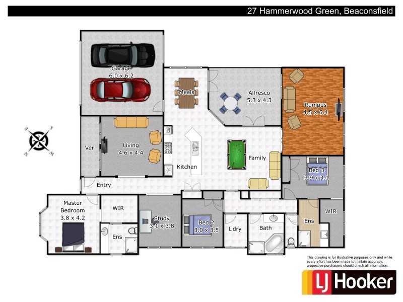 27 Hammerwood Green, Beaconsfield VIC 3807 Floorplan